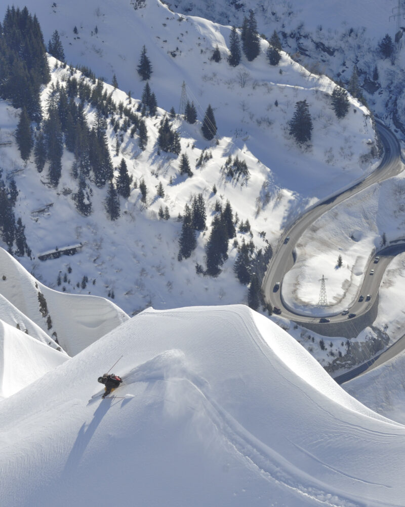 skiing in Lech